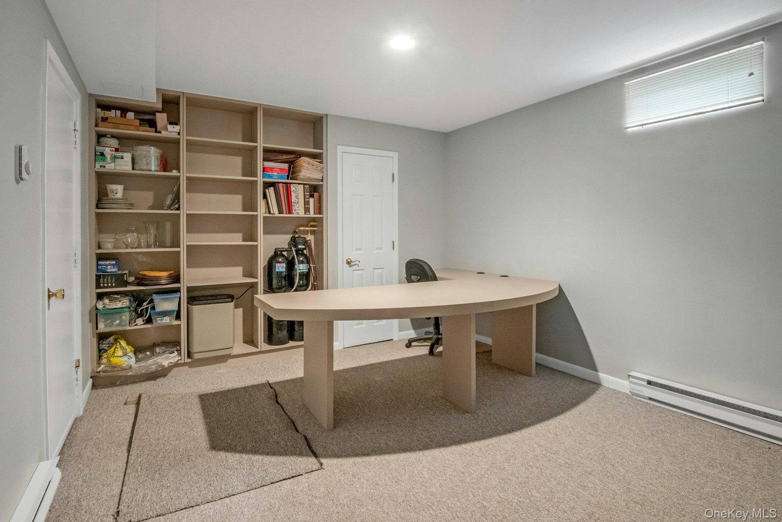 Home Office, Interior, Recessed Lighting