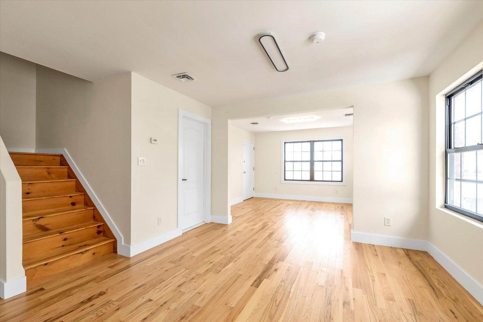 Empty room, Interior, Wood Texture Flooring