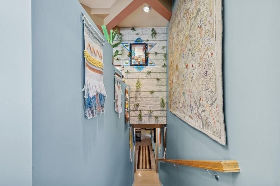 Interior, Recessed Lighting, Stone Walls