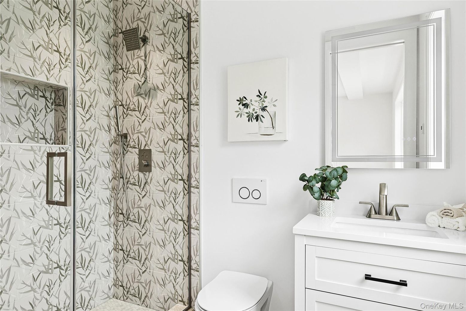 Bathroom, Glass Shower, Interior