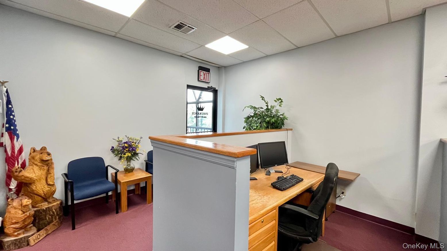 Home Office, Interior, Recessed Lighting