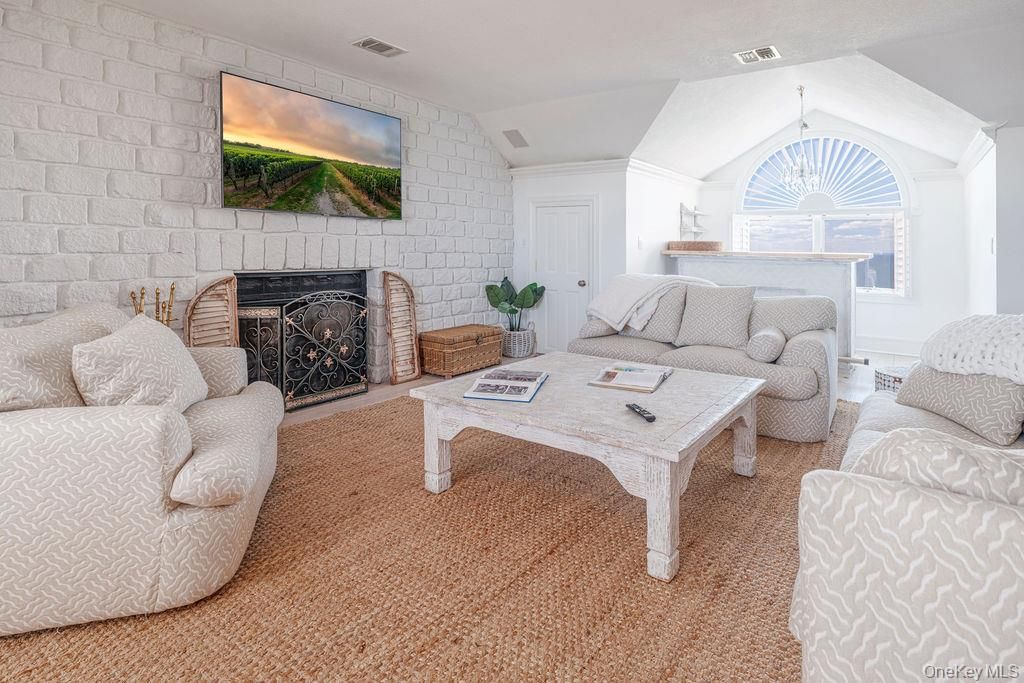 Fireplace, Interior, Living room, Stone Walls