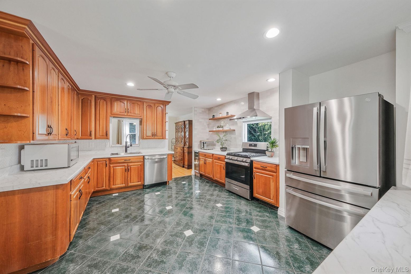Interior, Kitchen, Recessed Lighting, Stainless Steel Appliances