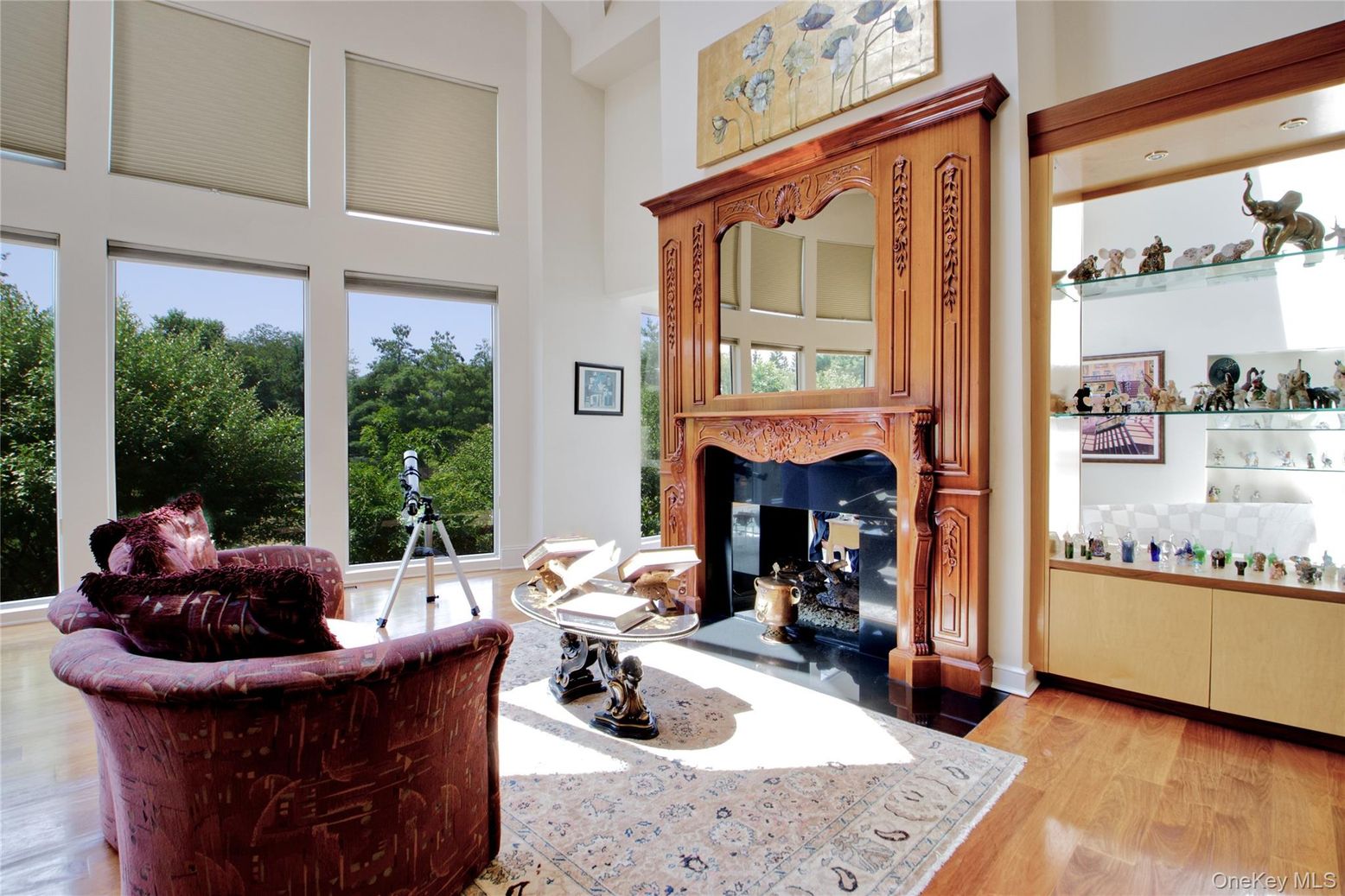 Fireplace, Interior, Living room, Wood Texture Flooring