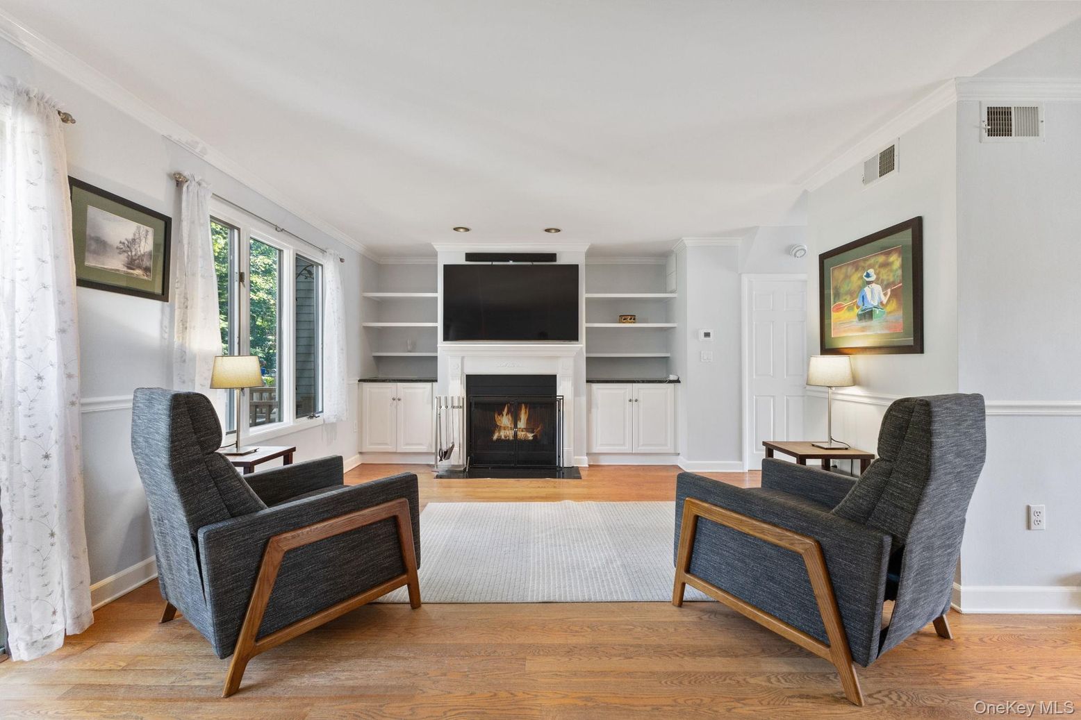 Fireplace, Interior, Living room, Wood Texture Flooring