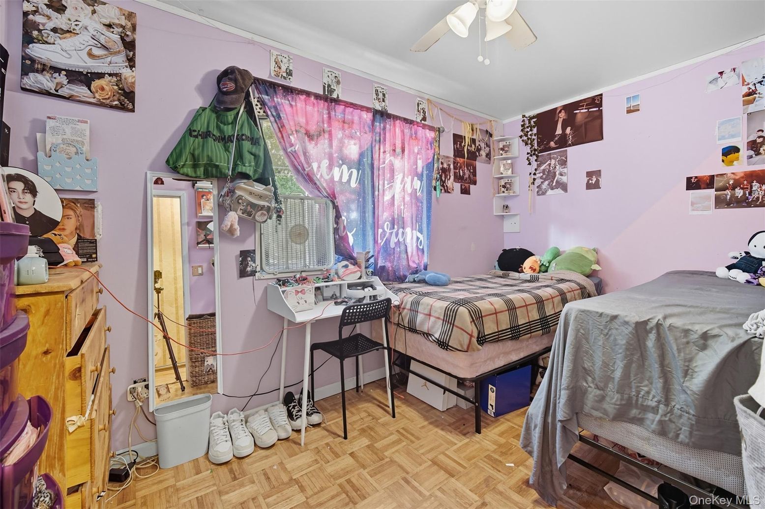 Bedroom, Interior, Wood Texture Flooring