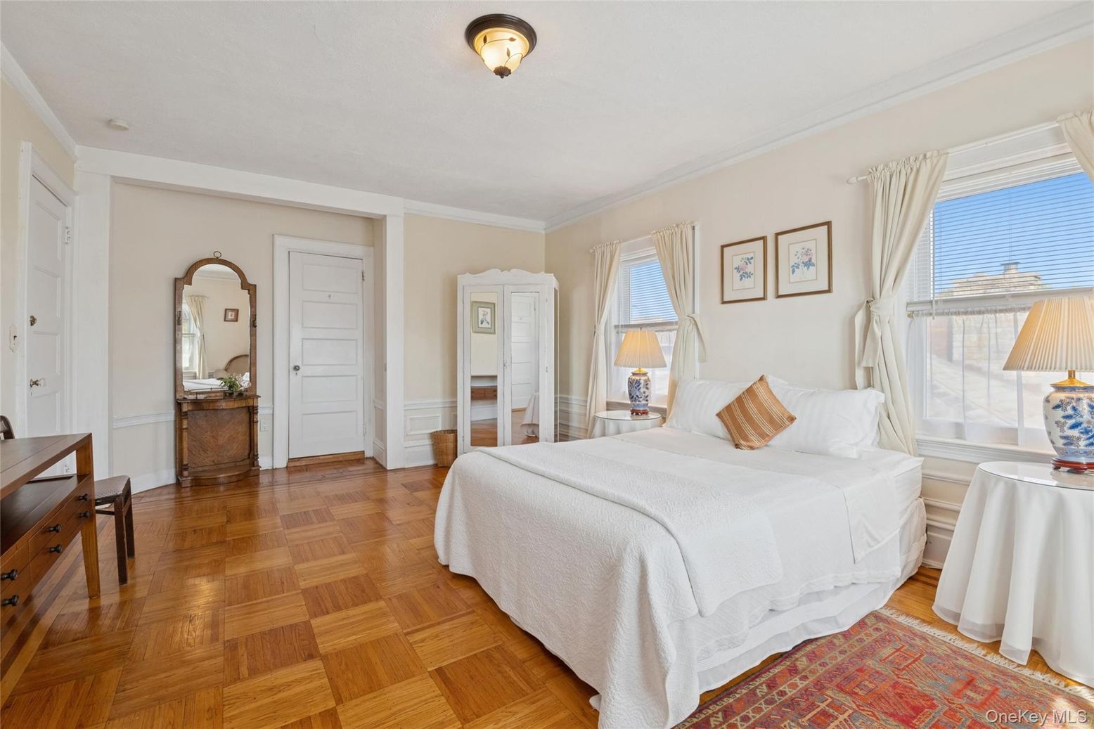 Bedroom, Interior, Wood Texture Flooring