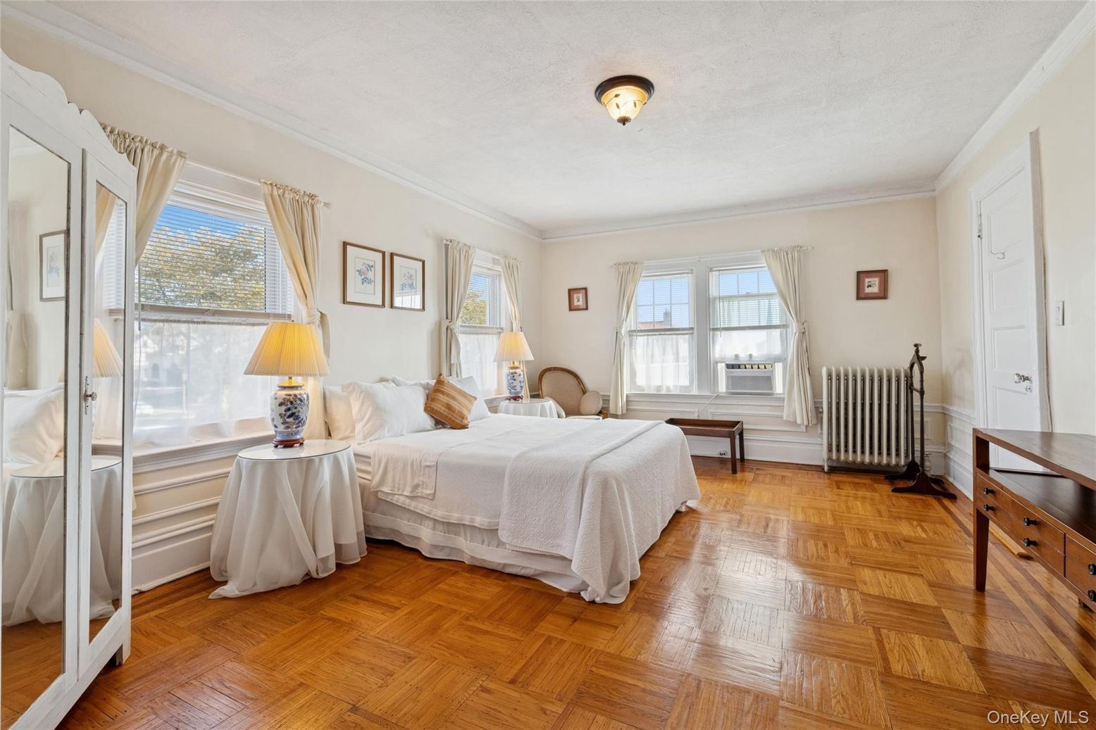 Bedroom, Interior, Wood Texture Flooring