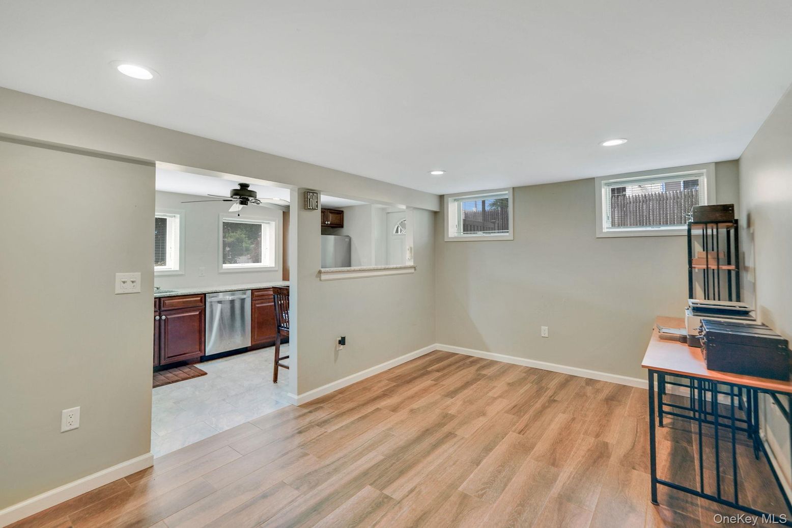 Interior, Recessed Lighting, Wood Texture Flooring