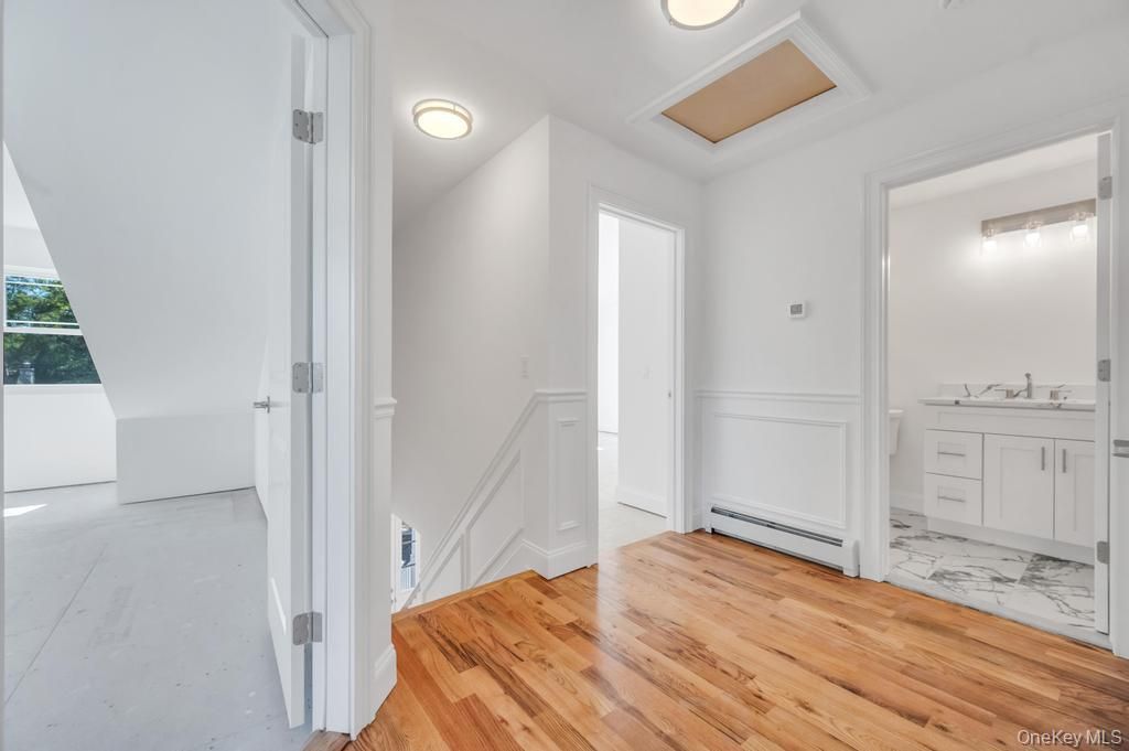 Bathroom, Interior, Marble, Wood Texture Flooring