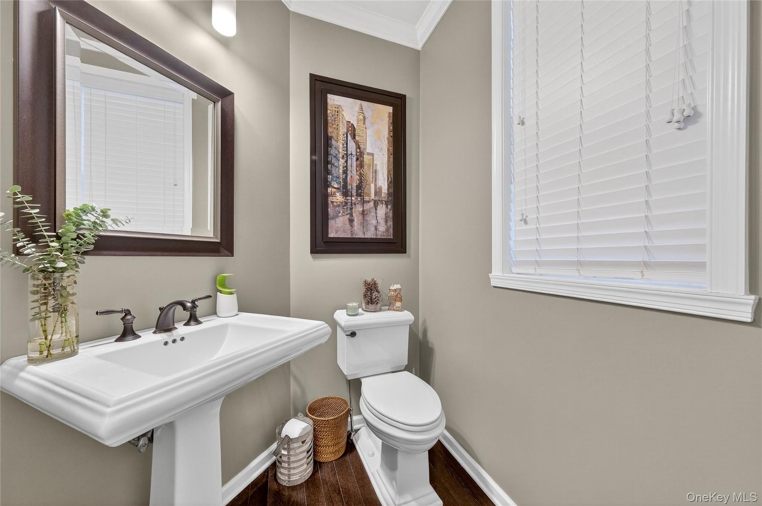 Bathroom, Interior, Wood Texture Flooring
