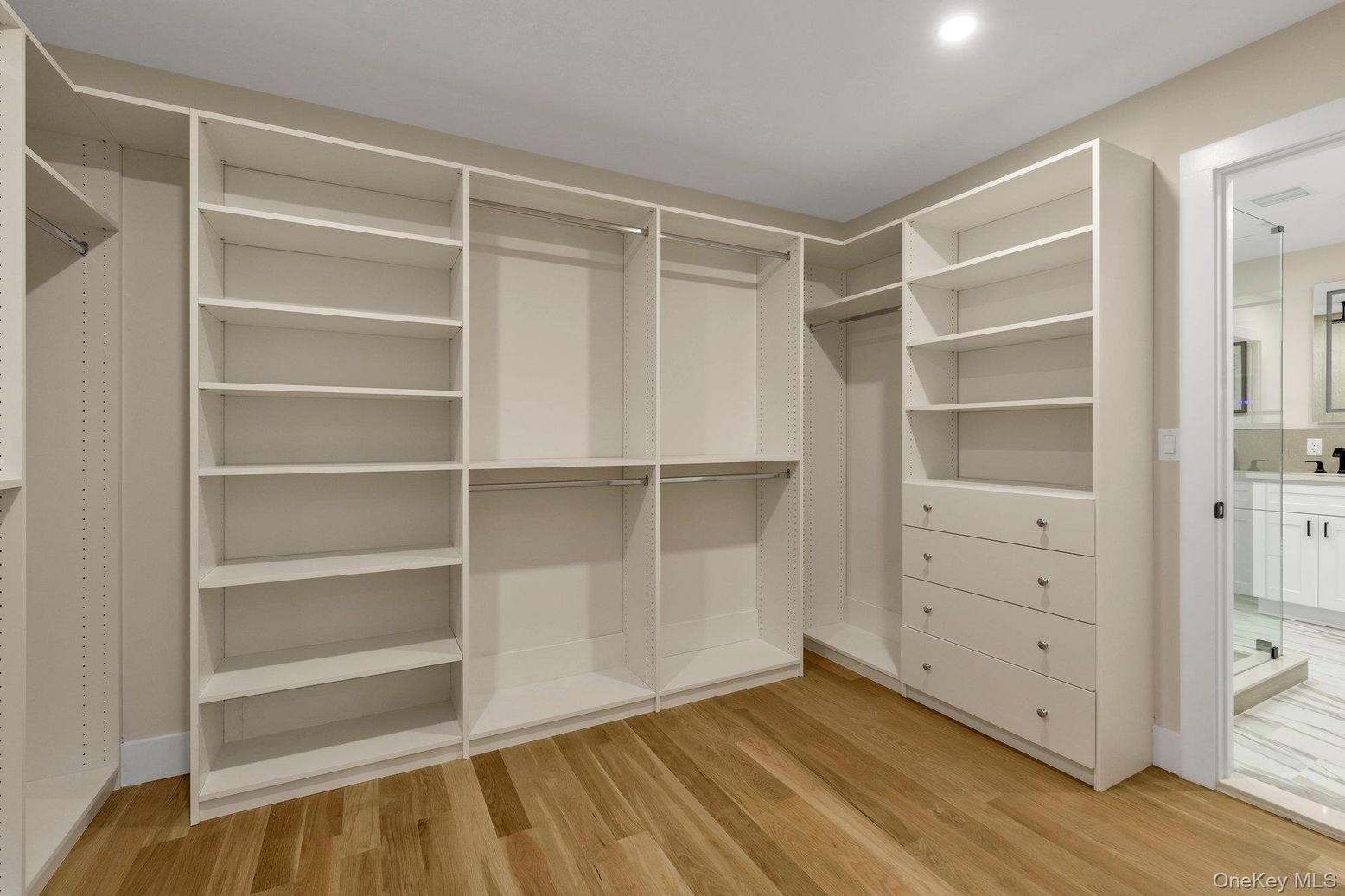 Interior, Recessed Lighting, Walk-in Closets, Wood Texture Flooring