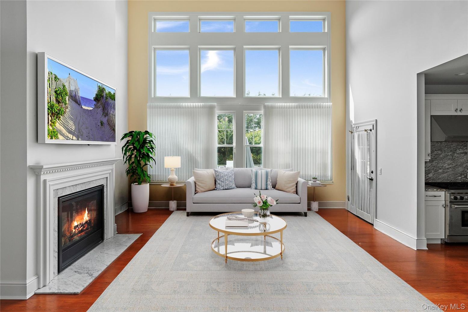 Fireplace, Interior, Living room, Wood Texture Flooring