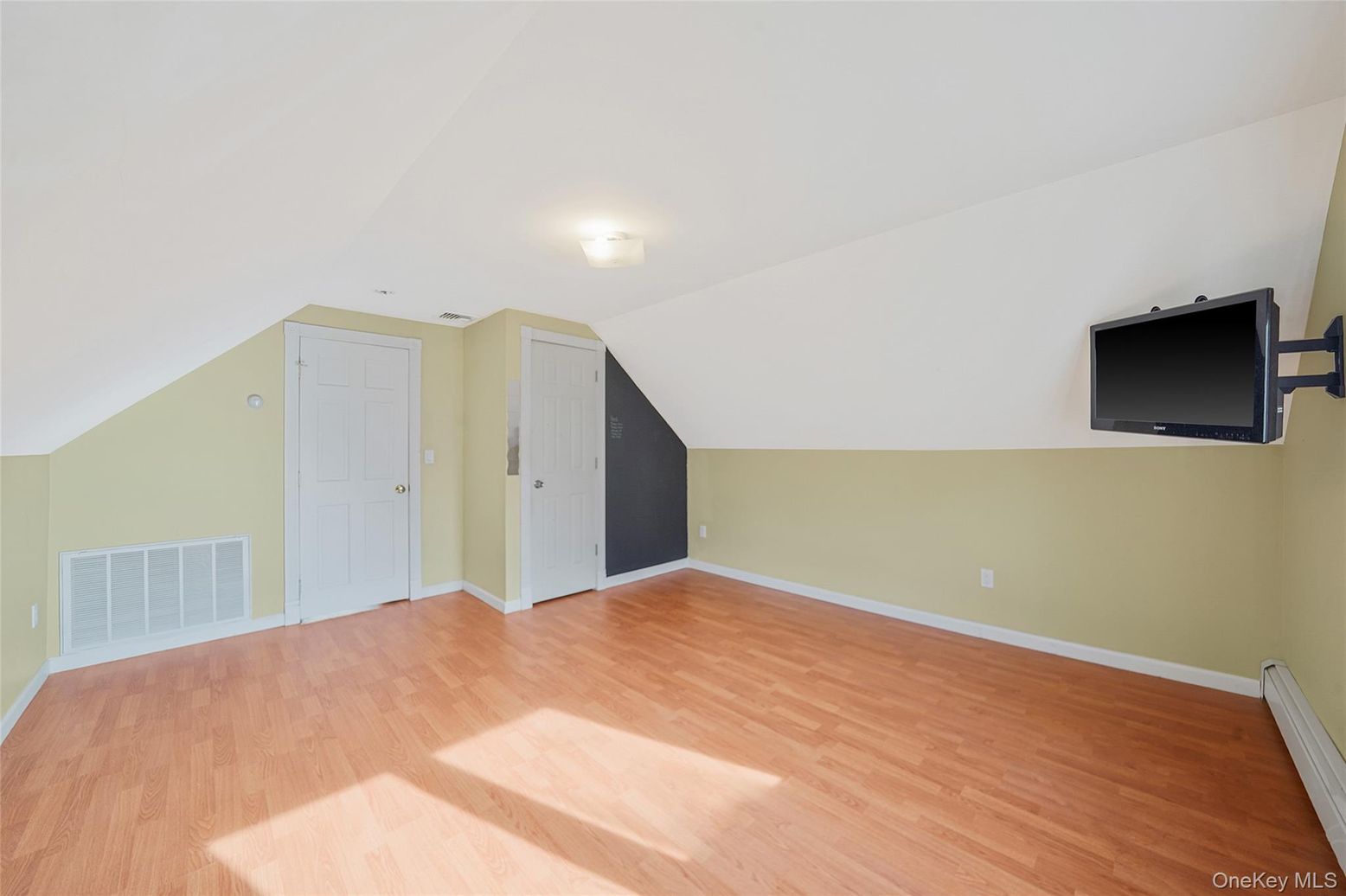 Empty room, Interior, Wood Texture Flooring