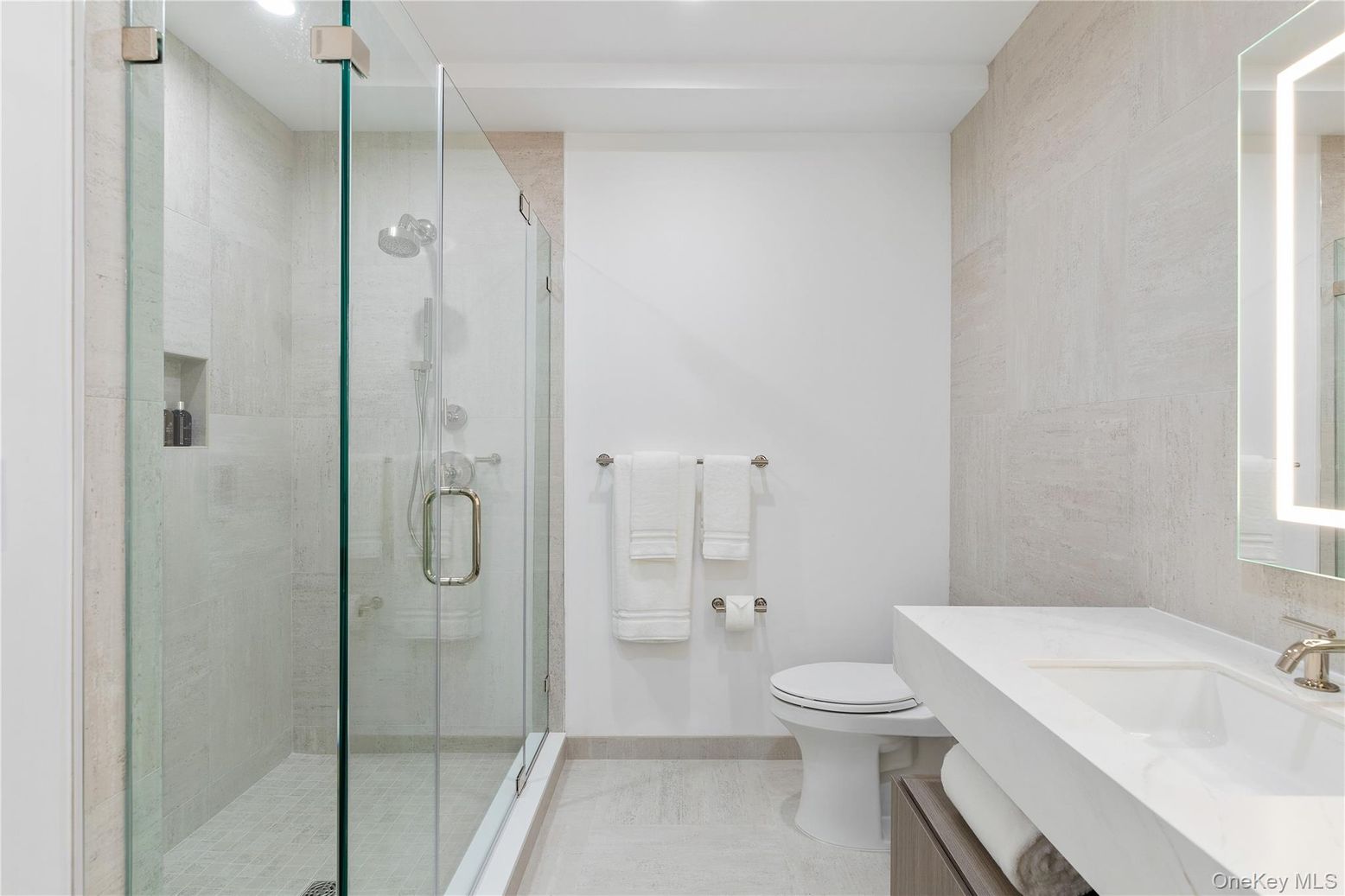 Bathroom, Glass Shower, Interior