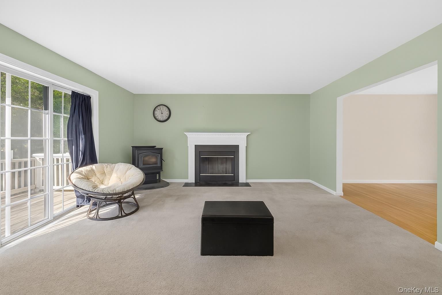 Fireplace, Interior, Wood Texture Flooring