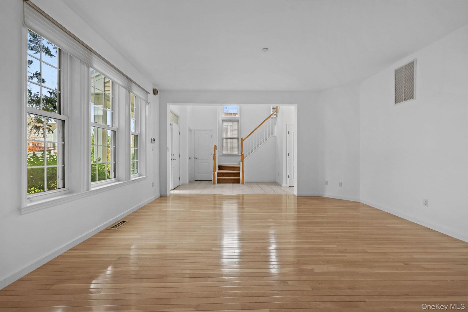 Empty room, Interior, Wood Texture Flooring