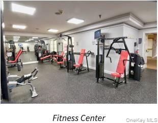 Fitness Equipment, Gym, Interior, Recessed Lighting