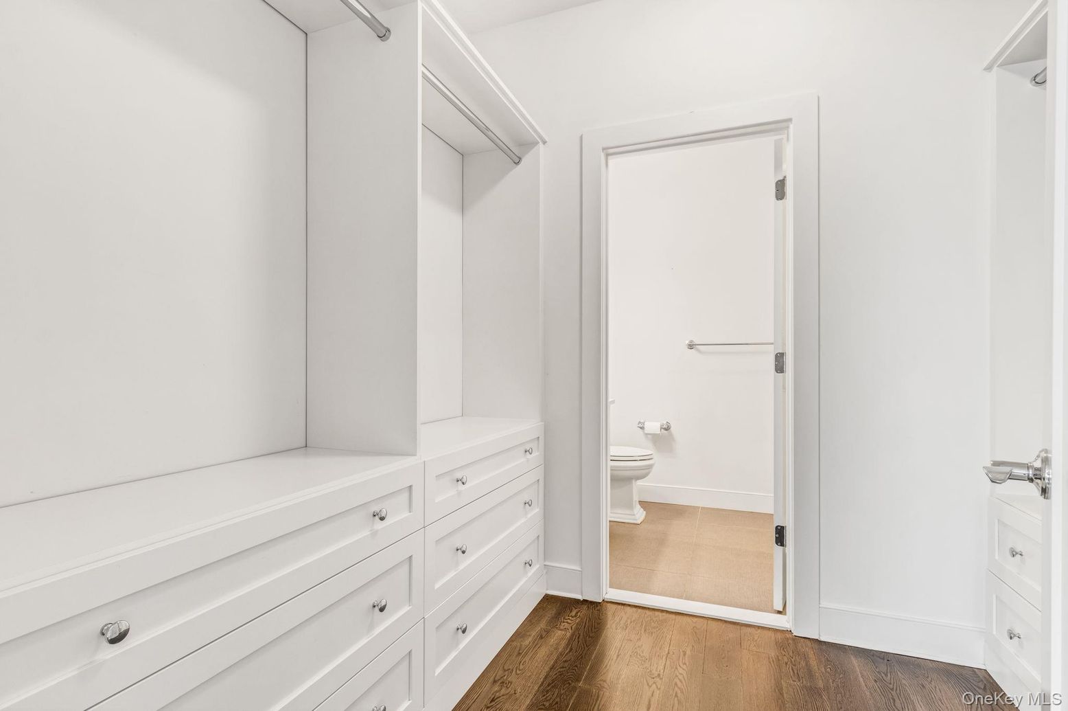 Bathroom, Interior, Walk-in Closets, Wood Texture Flooring