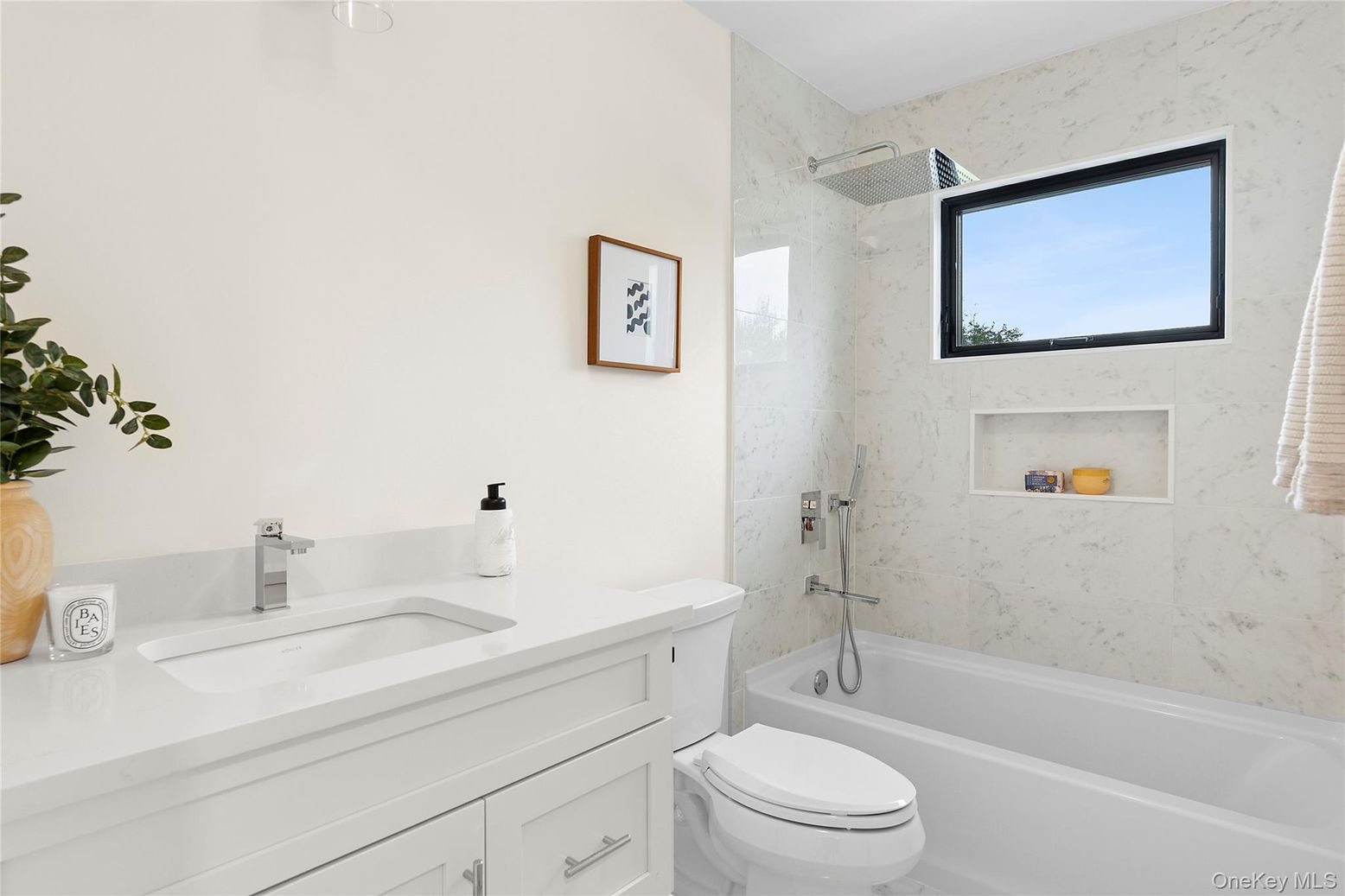 Bathroom, Interior, Marble Walls