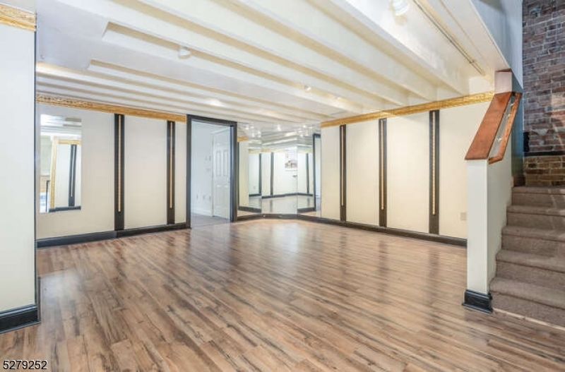 Empty room, Interior, Stone Walls, Wood Texture Flooring