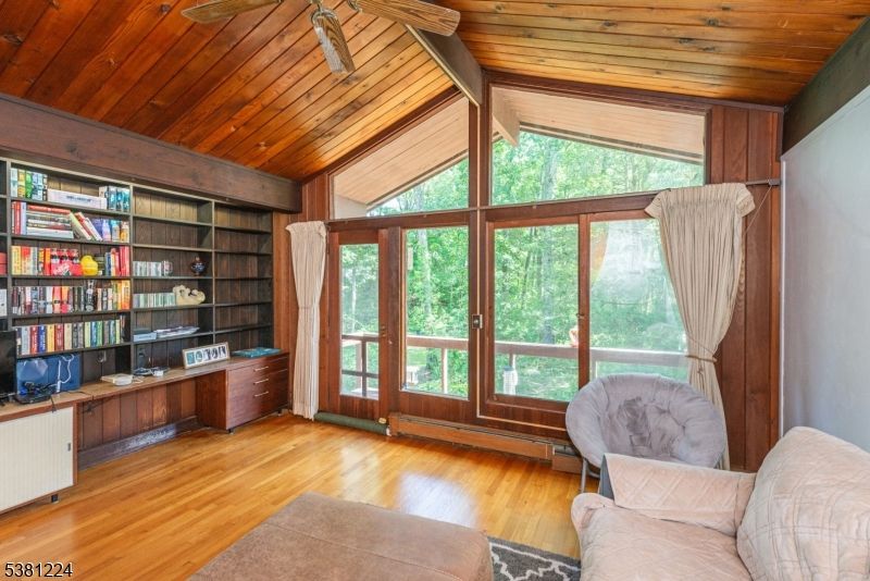 Home Office, Interior, Wooden Ceilings, Wood Texture Flooring, Wooden Walls