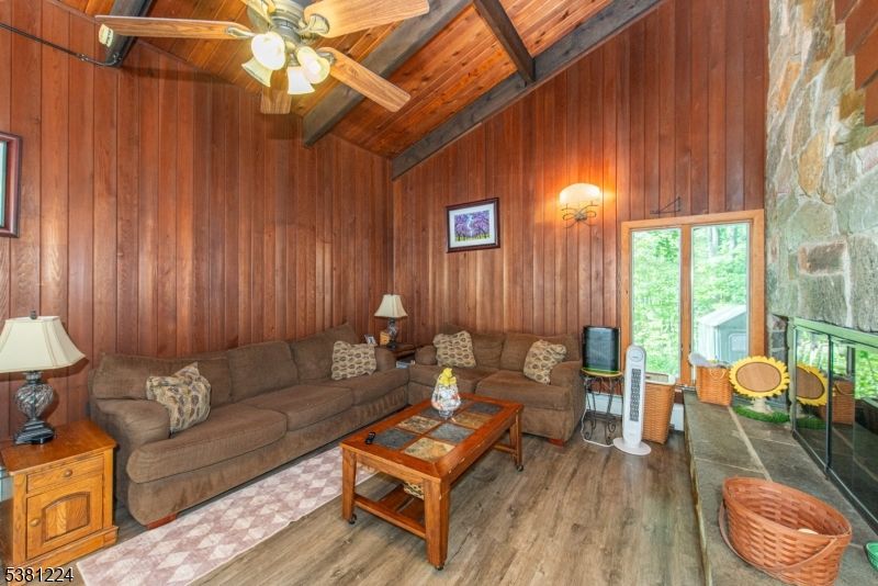 Interior, Living room, Stone Walls, Wooden Beams, Wooden Ceilings, Wood Texture Flooring, Wooden Walls