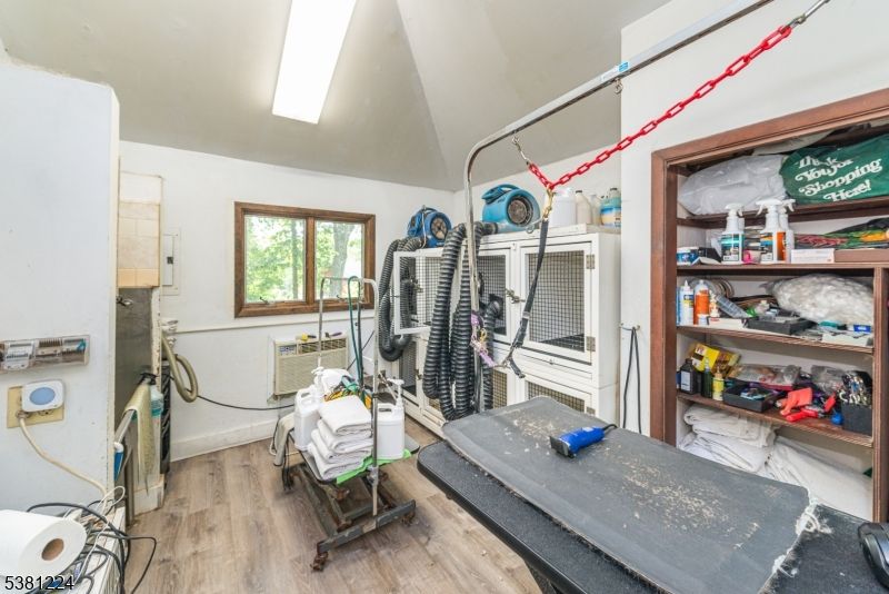 Fitness Equipment, Interior, Wood Texture Flooring