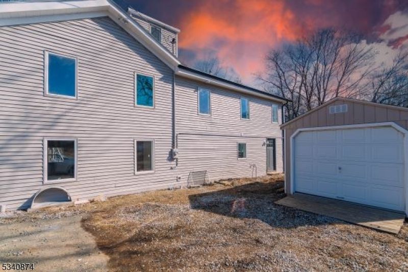 Backyard, Detached Garage, Exterior