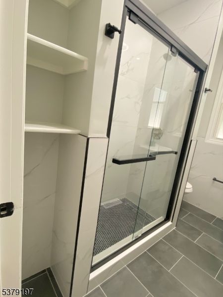 Bathroom, Glass Shower, Interior, Marble Walls