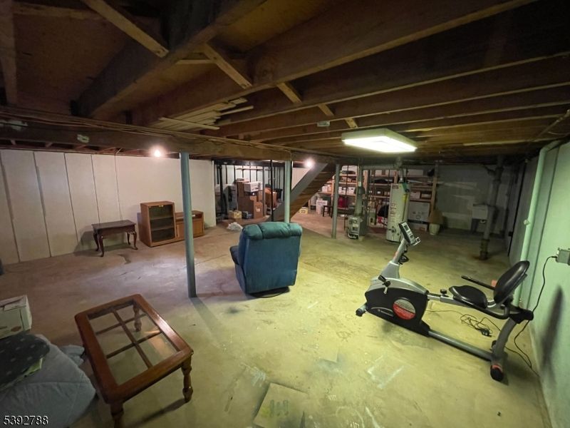 Fitness Equipment, Interior, Wooden Beams