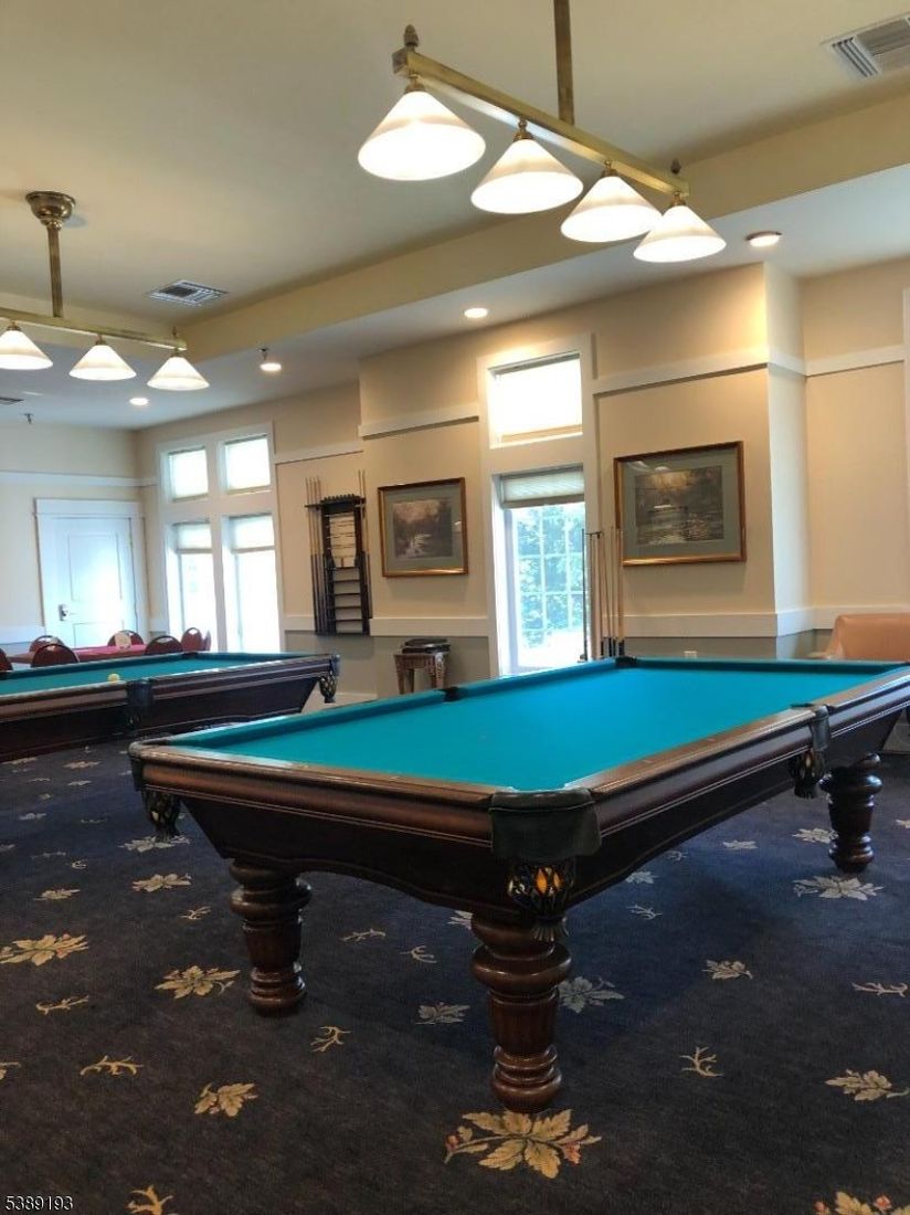 Billiard Table, Game Room, Interior, Pendant Lights, Recessed Lighting