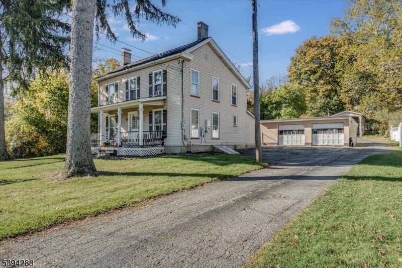 Attached, Backyard, Detached Garage, Exterior, Facade, Georgian