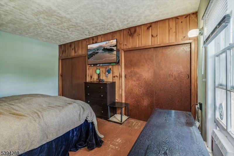Bedroom, Interior, Wood Texture Flooring, Wooden Walls