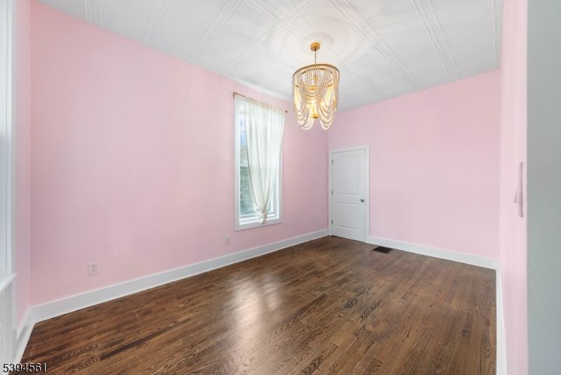 Chandelier, Empty room, Interior, Wood Texture Flooring