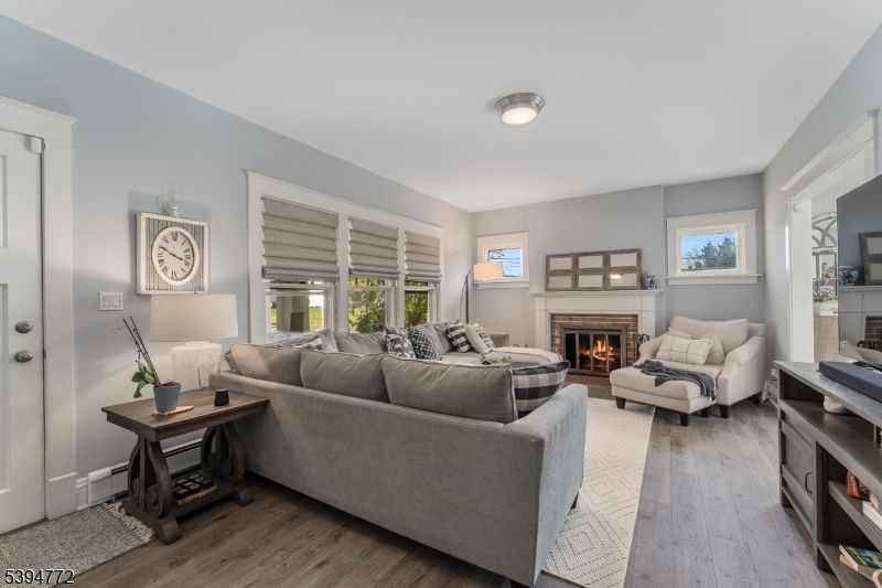 Fireplace, Interior, Living room, Wood Texture Flooring