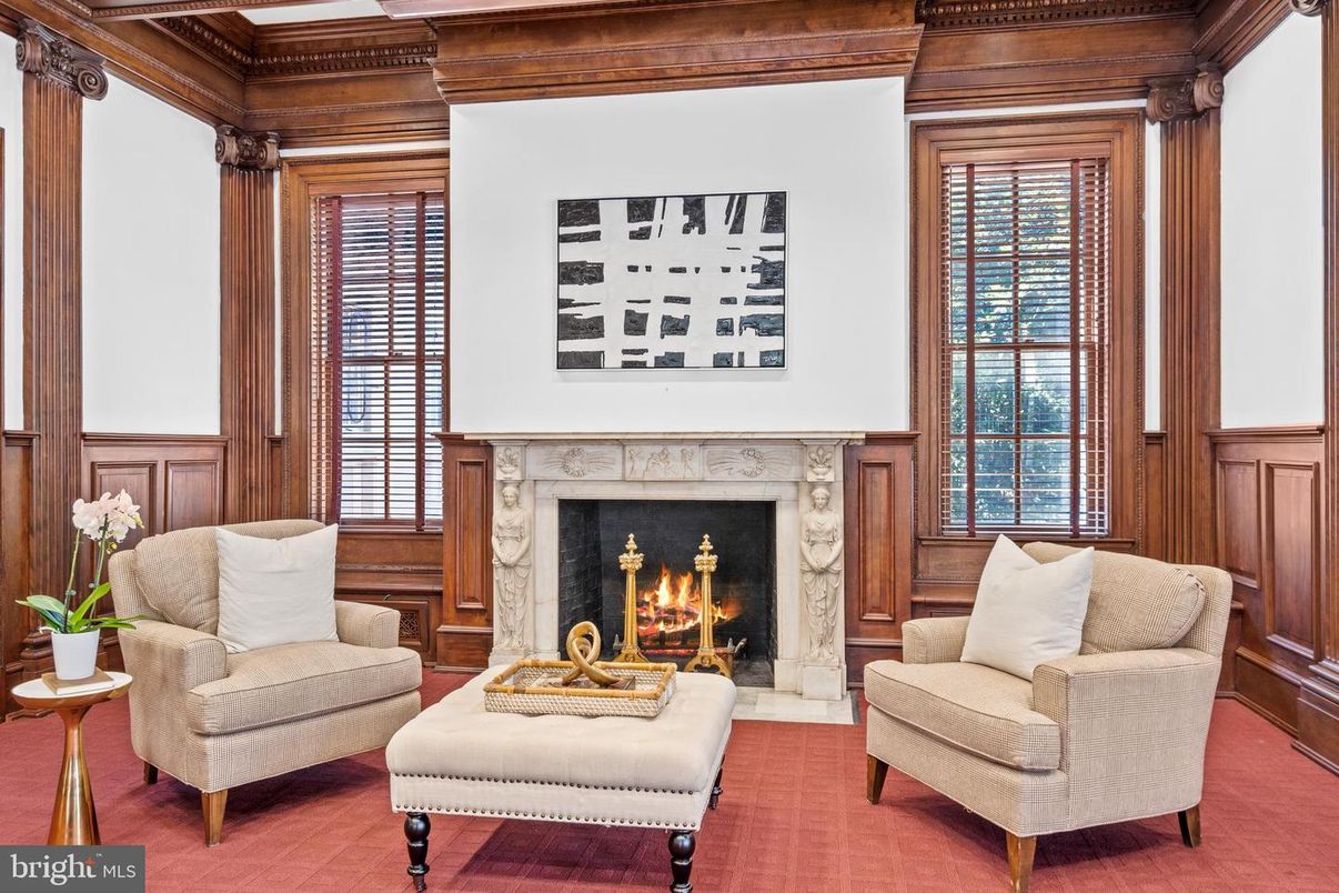 Fireplace, Interior, Living room, Wooden Walls