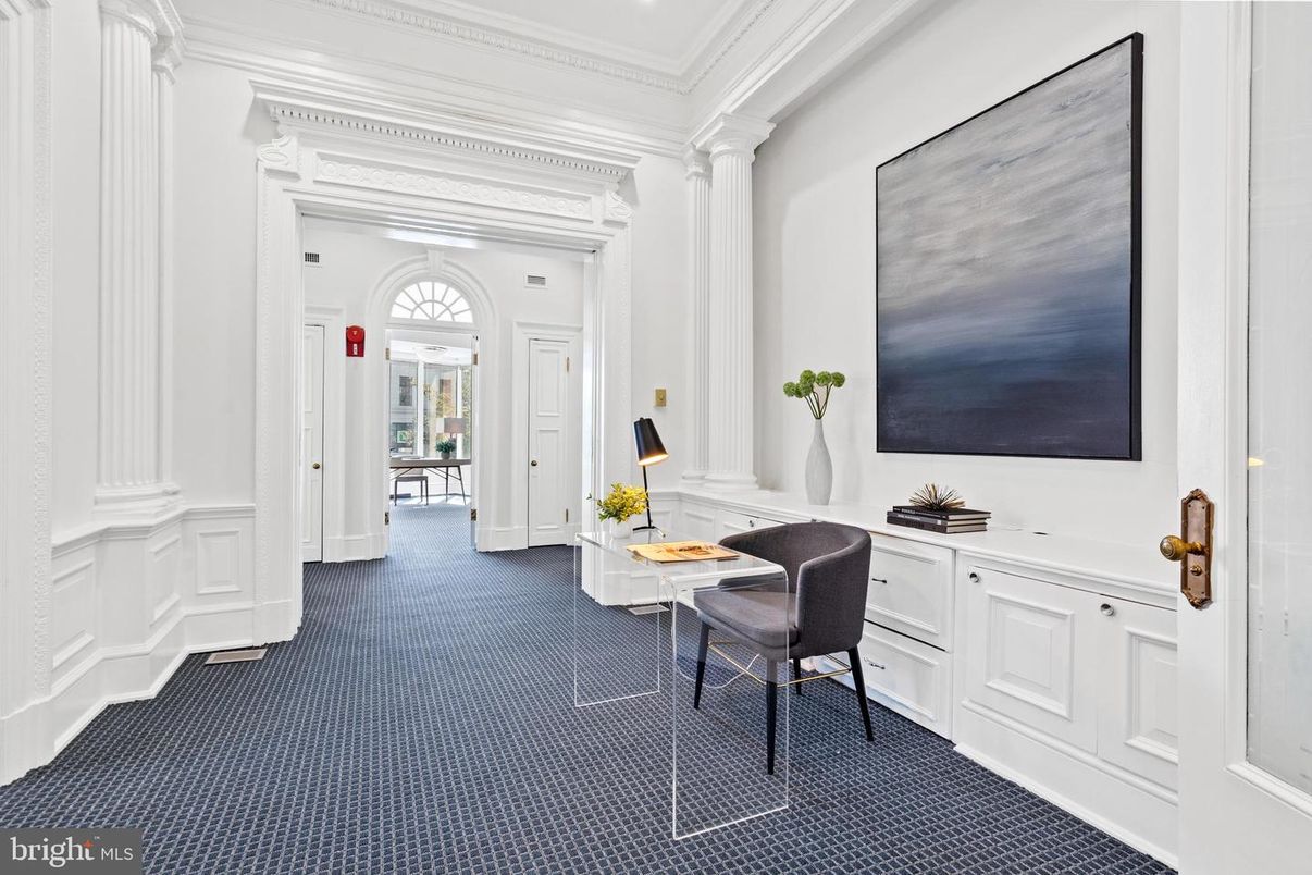 Home Office, Interior, Recessed Lighting