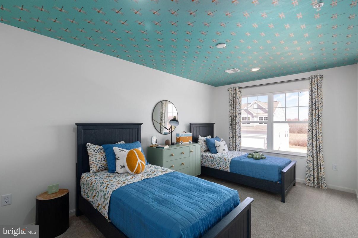 Bedroom, Interior, Recessed Lighting