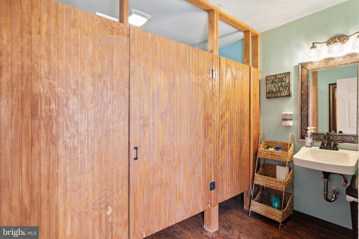 Bathroom, Interior, Wood Texture Flooring