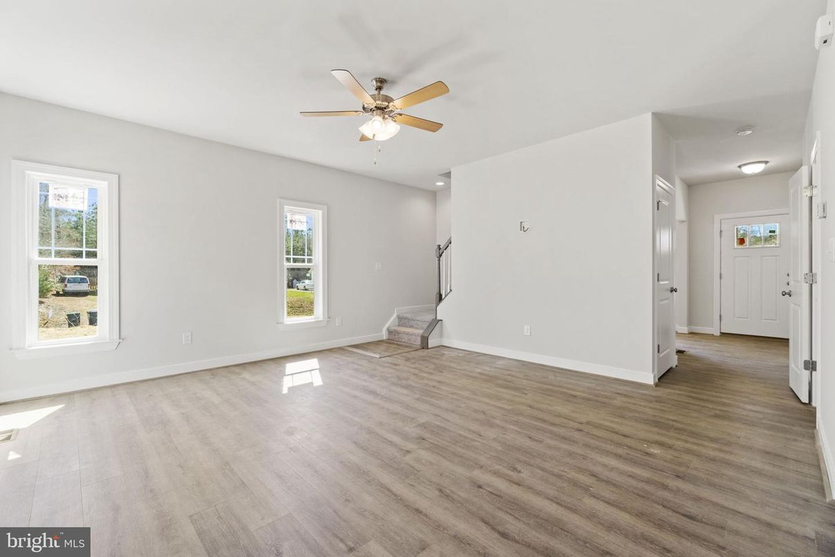 Empty room, Interior, Wood Texture Flooring