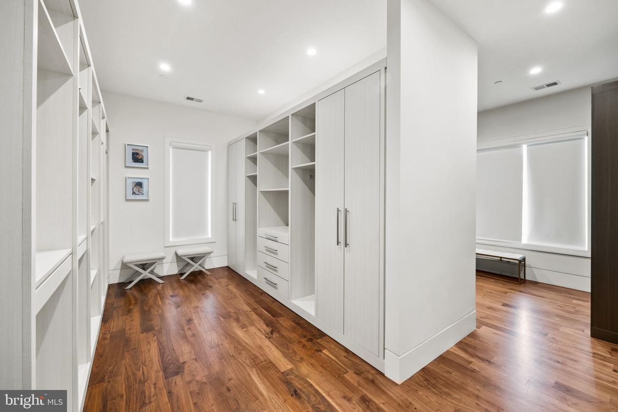 Interior, Recessed Lighting, Walk-in Closets, Wood Texture Flooring