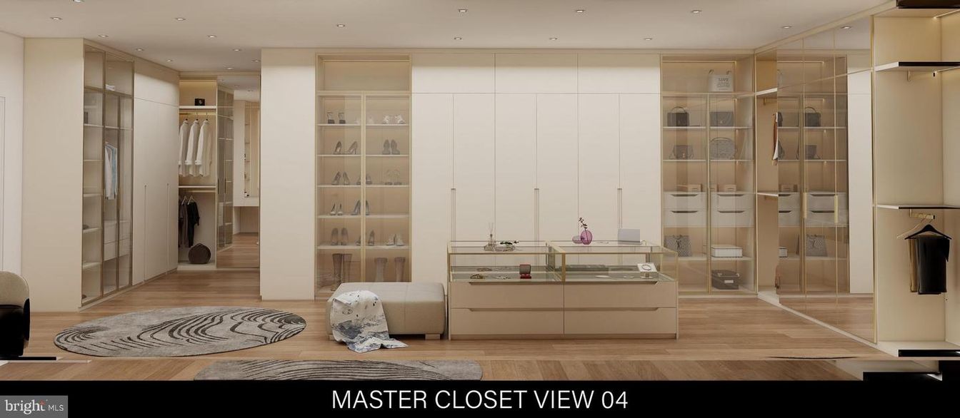 Interior, Recessed Lighting, Walk-in Closets, Wood Texture Flooring