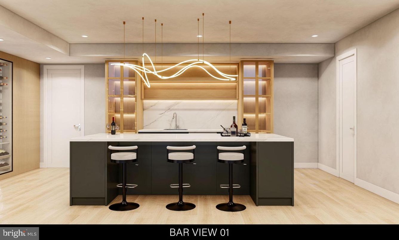 Interior, Pendant Lights, Recessed Lighting, Wood Texture Flooring