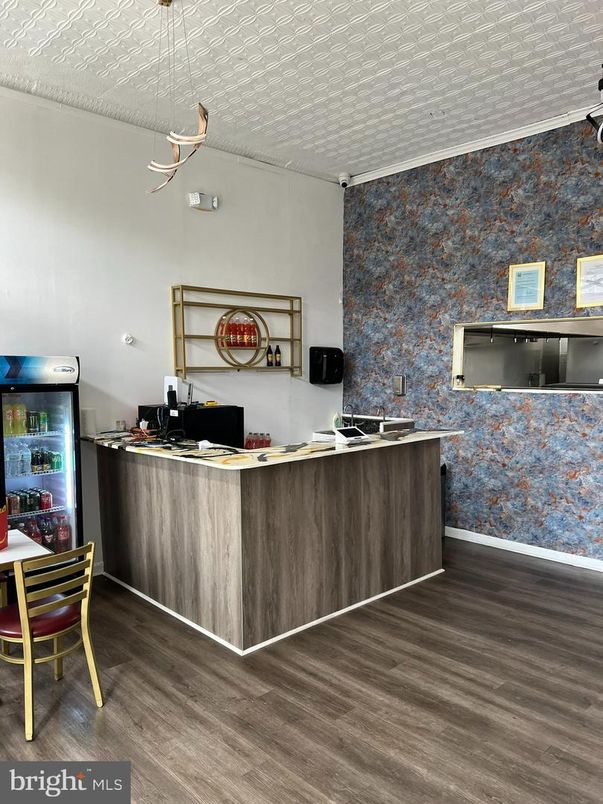 Home Office, Interior, Pendant Lights, Wood Texture Flooring