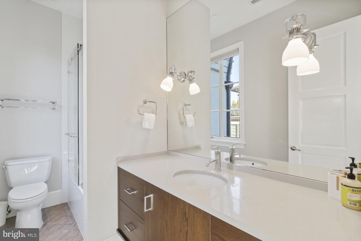 Bathroom, Interior, Wood Texture Flooring