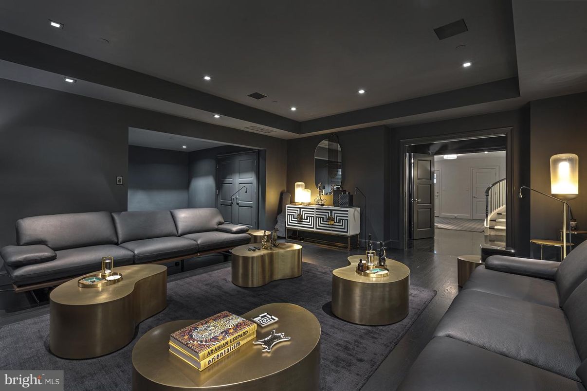 Interior, Living room, Recessed Lighting