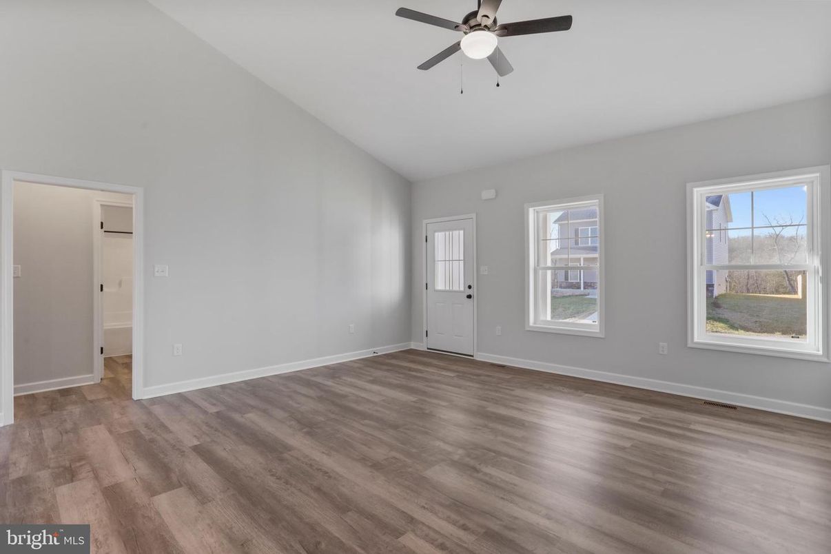 Empty room, Interior, Wood Texture Flooring