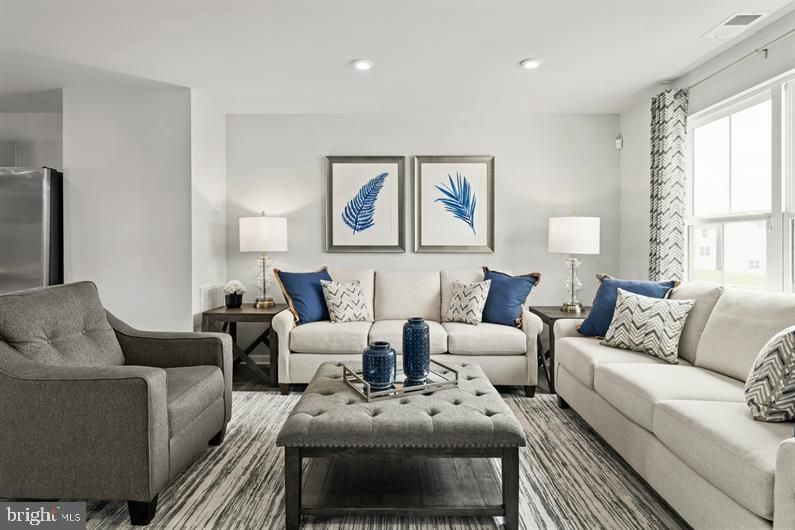 Interior, Living room, Recessed Lighting