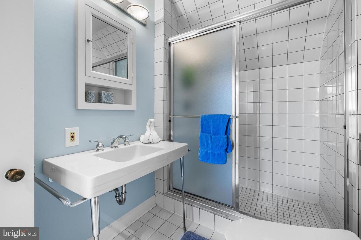 Bathroom, Glass Shower, Interior